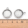Tibetan Style Alloy Pendant Cabochon Settings PALLOY-N178-13AS-D-3