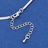 Bowknot Brass Pendant Necklaces NJEW-F325-02P-3