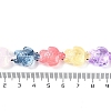 Transparent Glass Enamel Beads Strands GLAA-B021-06A-4