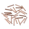 Electroplate Glass Bugle Beads SEED-S043-02C-03-2