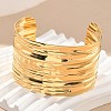 304 Stainless Steel Cuff Bangles for Women AJEW-P127-21G-2