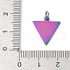 Ion Plating(IP) 304 Stainless Steel Pendants STAS-I311-22RC-3