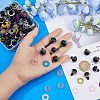 DICOSMETIC 80 Sets 10 Colors Plastic Doll Craft Eyes DIY-DC0002-38B-3