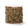 Natural Labradorite Square Beaded Chains AJEW-J035-02G-05-3
