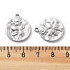 Anti-Tarnish 304 Stainless Steel Pendants STAS-R130-43P-3