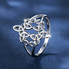 Brass Finger Rings for Women FS-WG7B597-02-1