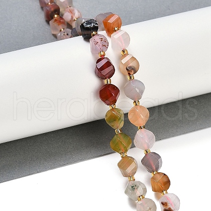 Natural YanYuan Agate Beads Strands G-L579-06A-1