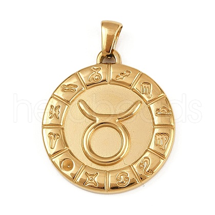 304 Stainless Steel Pendants STAS-C131-04G-05-1