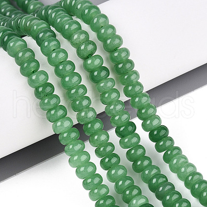 Dyed Natural White Jade Beads Strands G-T139-59A-11-1