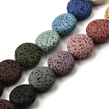 Natural Lava Rock Beads Strands G-I034-A01-01C-1