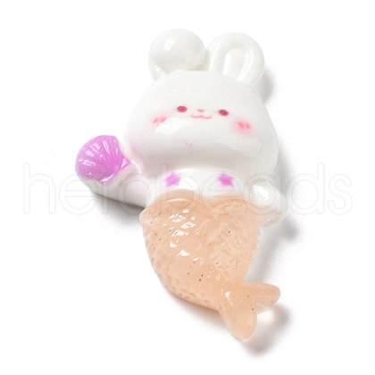 Cartoon Opaque Resin Cabochons RESI-G071-04E-1