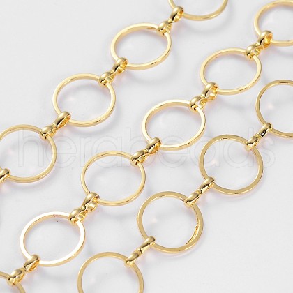 Brass Handmade Chains CHR074-Q12-G-1