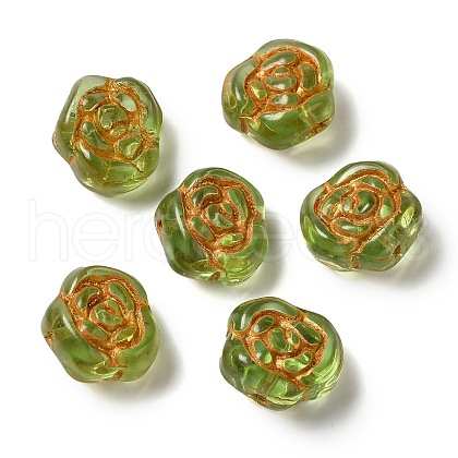 Transparent Lampwork Beads LAMP-P065-01A-08-1
