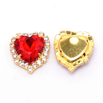 Sew on Rhinestone GLAA-WH0025-10B-1