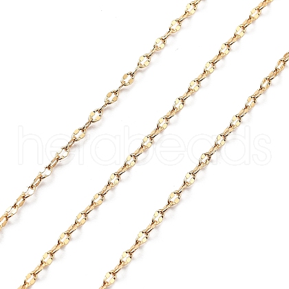 10M Brass Coffee Bean Chains CHC-L052-01A-G-1
