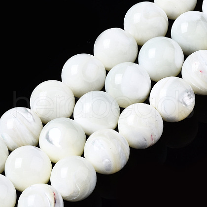 Natural Trochid Shell/Trochus Shell Beads Strands SSHEL-S266-023A-04-1