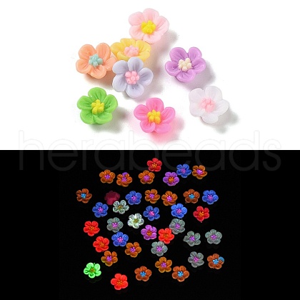 Luminous Resin Decoden Cabochons RESI-K036-08A-1