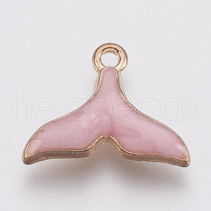 Zinc Alloy Enamel Pendants PALLOY-I124-06G-E-1