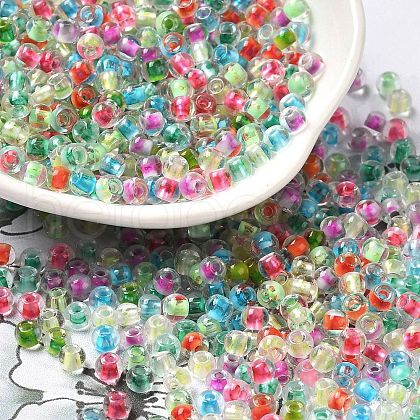 Transparent Glass Round Seed Beads X1-SEED-B001-05A-03-1