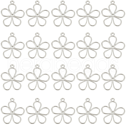 SUNNYCLUE 100Pcs Tibetan Style Alloy Pendants FIND-SC0009-48S-1