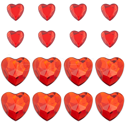 Gorgecraft 200Pcs 2 Style Acrylic Rhinestone Cabochons MACR-GF0001-03B-1