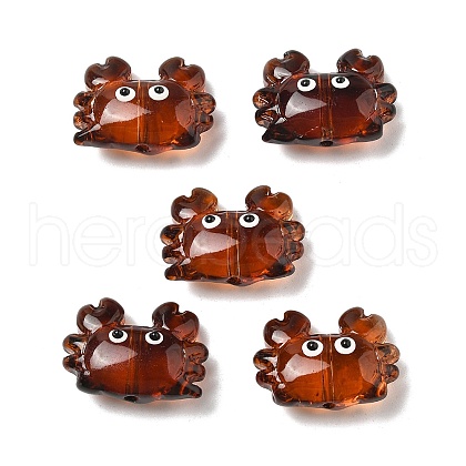 Handmade Lampwork Enamel Beads LAMP-V001-08H-1