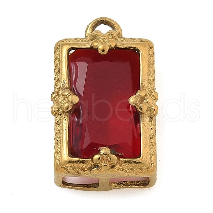 304 Stainless Steel Rhinestone Pendants STAS-M084-06G-01-1