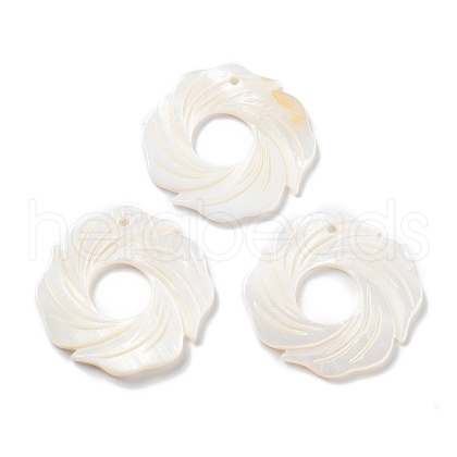 Natural Freshwater Shell Pendants SHEL-D082-03A-1