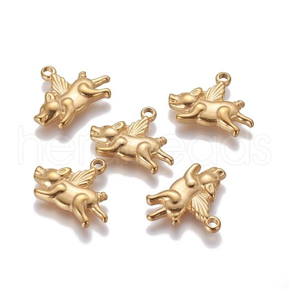 304 Stainless Steel Pendants STAS-I105-52G-1
