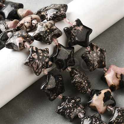 Natural Rhodonite Beads Strands G-U023-C01-05-1
