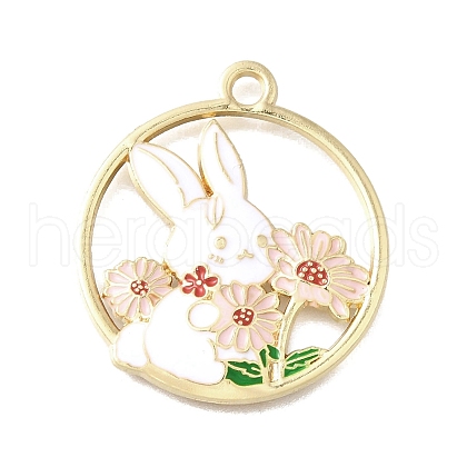 Alloy Enamel Pendants FIND-G090-03A-01-1