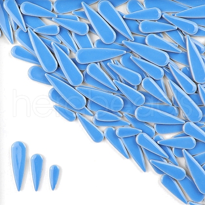 3 Styles Teardrop Shape Porcelain Mosaic Tiles PW-WGBCD43-17-1