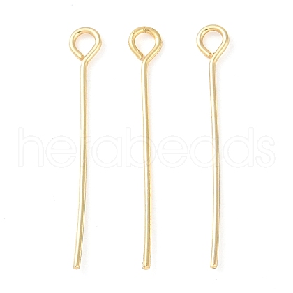 Brass Eye Pins KK-N254-48C-G-1