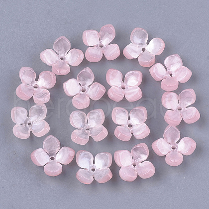 Cellulose Acetate(Resin) Bead Caps KK-S161-02B-1