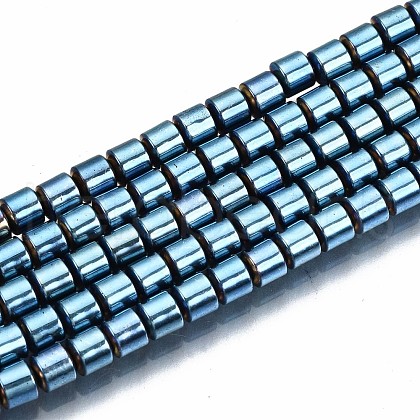 Electroplate Non-magnetic Synthetic Hematite Beads Strands G-T114-62-08-1