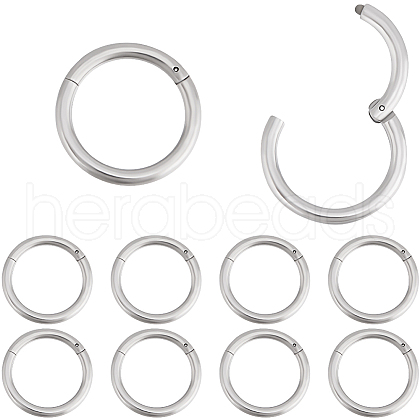 Beebeecraft 10Pcs 316L Stainless Steel Sleeper Earrings EJEW-BBC0001-56C-1