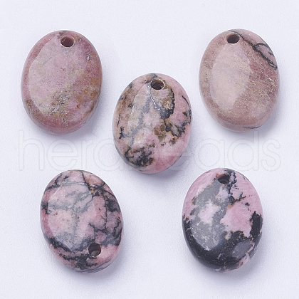 Natural Rhodonite Pendants X-G-F524-K01-1