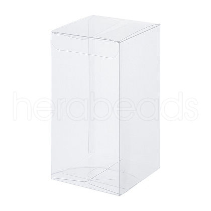 DICOSMETIC Rectangle Transparent Plastic PVC Box Gift Packaging CON-DC0001-12A-1