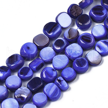 Natural Trochid Shell/Trochus Shell Beads Strands SHEL-S258-083-B03-1