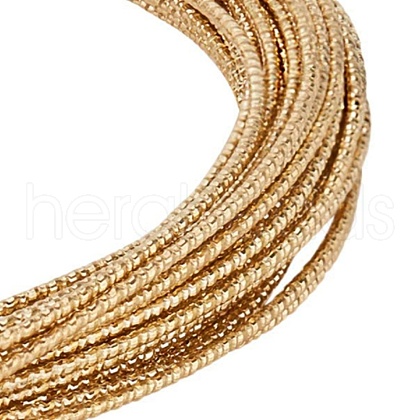 Textured Round Brass Wire CWIR-WH0004-01G-02-1