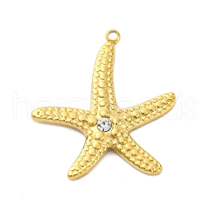 304 Stainless Steel Pendants X-STAS-V004-07G-01-1