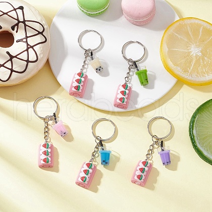 Imitation Food Resin Keychain KEYC-JKC01264-1