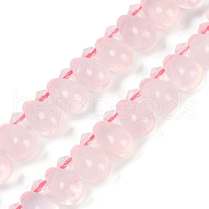 Natural Rose Quartz Beads Strands G-B125-L01-02-1