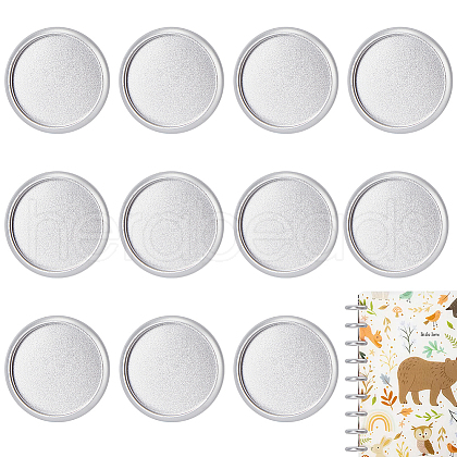 BENECREAT 11Pcs Alloy Cabochon Settings FIND-BC0013-53P-01-1