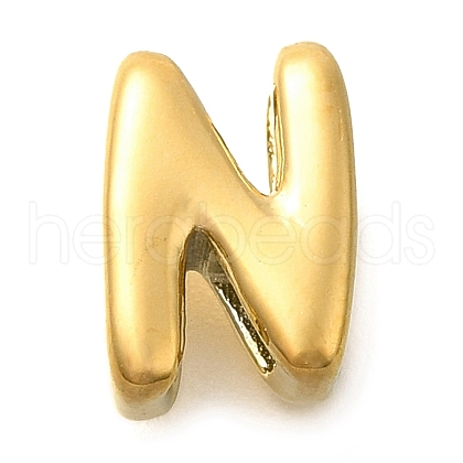 Ion Plating(IP) 304 Stainless Steel Slide Charms STAS-B075-37G-N-1