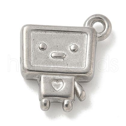 Anti-Tarnish 304 Stainless Steel Pendants STAS-Q334-14P-1