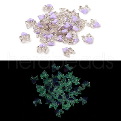 Luminous Resin Decoden Cabochons RESI-N039-83E-1