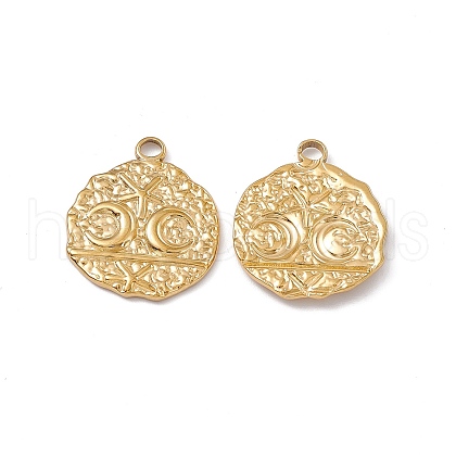 Ion Plating(IP) 304 Stainless Steel Pendants STAS-B031-28G-1
