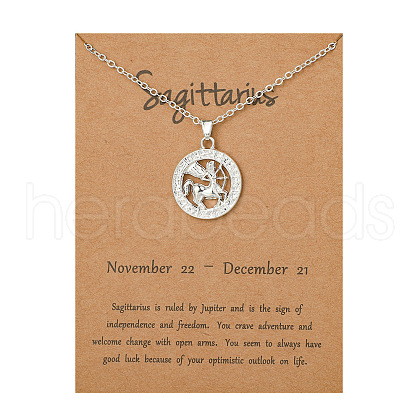 Alloy Constellation Pendant Necklaces PW23032747697-1