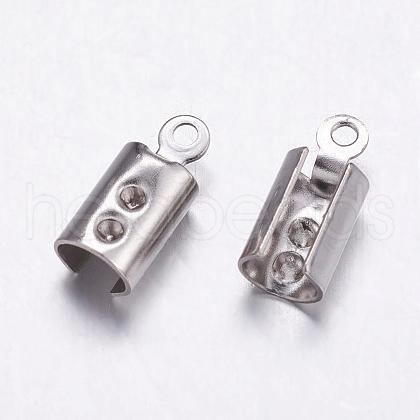 Tarnish Resistant 304 Stainless Steel Folding Crimp Ends STAS-K146-006-4.5mm-1